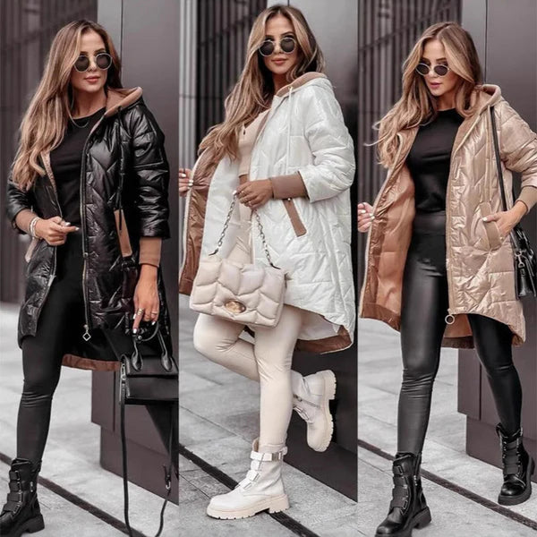 《Winter's Chic Must-Have💖 Women's Cozy Irregular Hem Jacket》