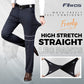 Pantalones de vestir elásticos para hombre Fliwos