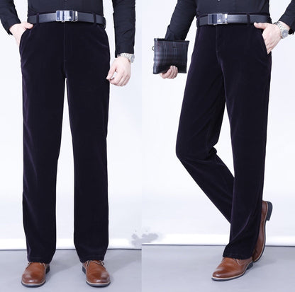 🔥Last Day Sale 49%🔥Men's Stretchy Corduroy Straight Long Pants