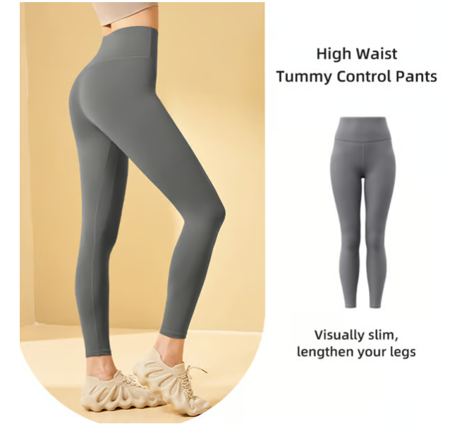 (2025 New Arrival- 50% OFF🔥)High-Waisted Tummy Control Shaping Leggings