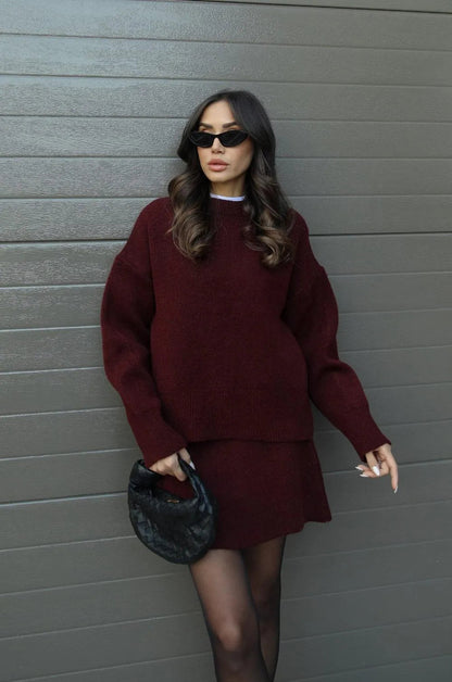 🔥Early Winter Sale 49% OFF⏰Knitted woolen dress set