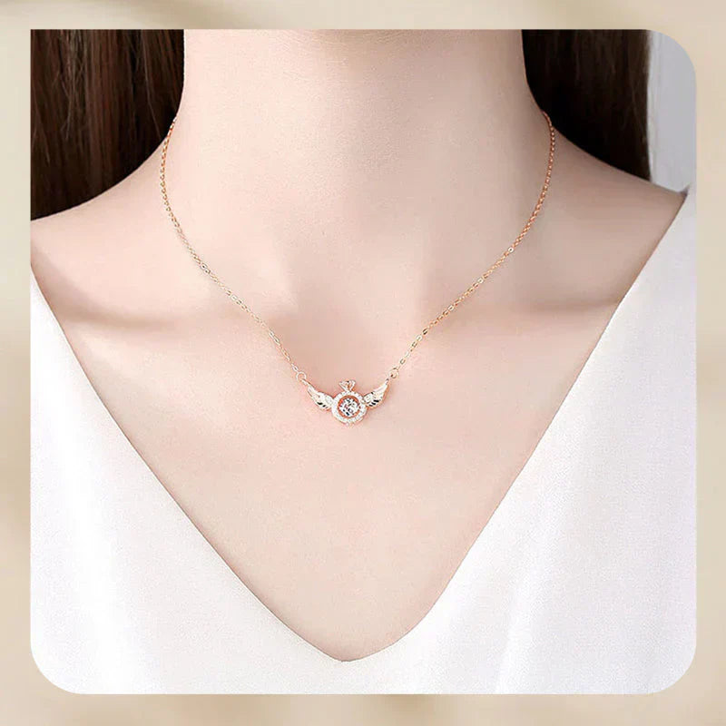 💖HOT SALE 49% OFF💖✨Angel Wings Necklace ✨Embrace Heavenly Protection, Purity, and Everlasting Love 🌟💎