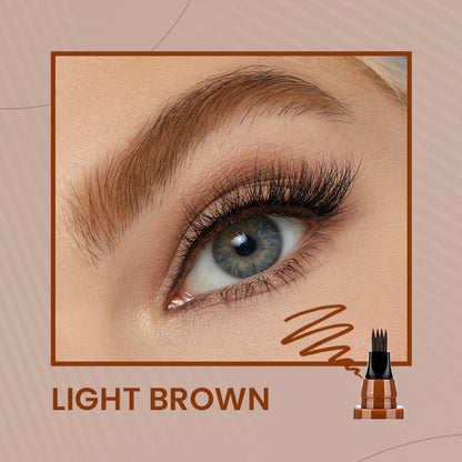 ✍️✨ Lápiz de Cejas y Barba de Cuatro Puntas Resistente al Agua – Precisión Natural y Definición Perfecta Todo el Día 💧🌟