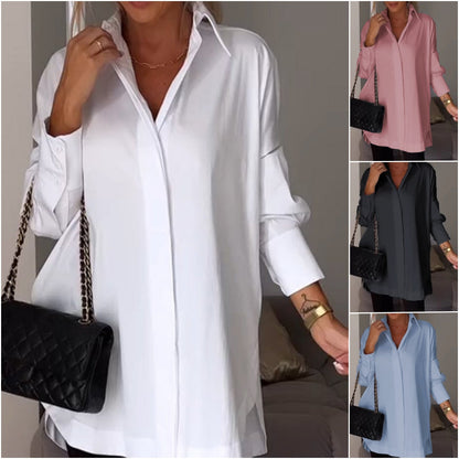 🎁Limited time 49% OFF⏳Lapel Slit Shirt