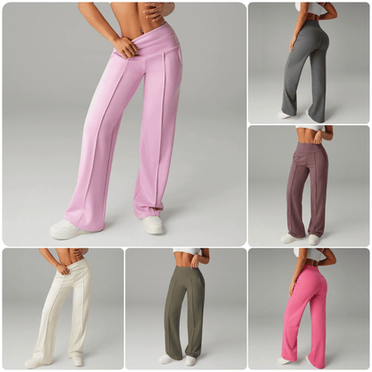 💕Pantalones Rectos Holgados Lsos Para Mujer