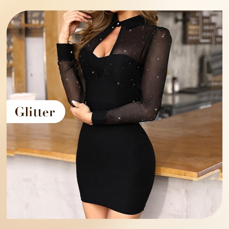 🎅Christmas Pre-sale🎁Sexy Cut-out Body-con Dress