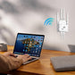 🔥【1° Más Vendido】🔥 Amplificador WiFi 2025, 1200Mbps Banda Dual (5GHz/2.4GHz), Amplificador de Señal, Cubre 10,000 pies² y 50 Dispositivos, Repetidor con Puerto Ethernet.