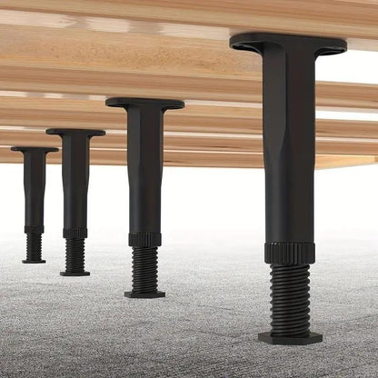 🛏️💪 ¡50% DE DESCUENTO AHORA! Patas ajustables para muebles de 15–35 cm, con base ancha y reducción de ruido, ideales para camas, mesas y armarios ✨