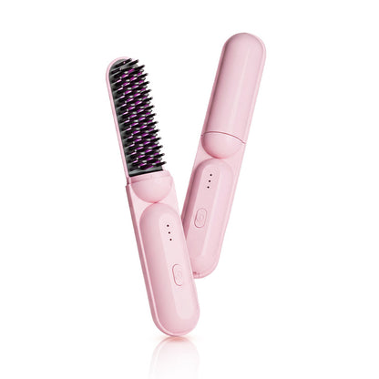 Peine alisador para cabello liso y rizado