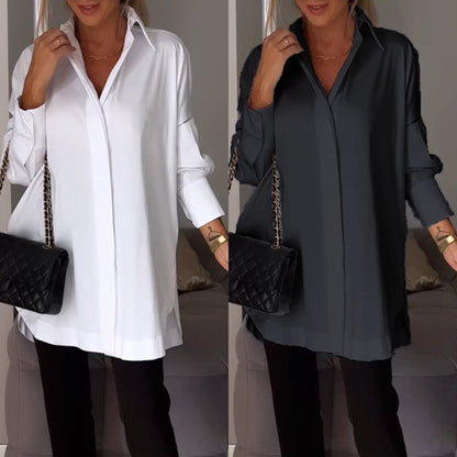 🎁Limited time 49% OFF⏳Lapel Slit Shirt