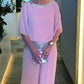 Elegante conjunto de dos piezas Colorblock con lentejuelas
