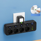 🔌¡49% de descuento! Adaptador de corriente europeo con 4 tomas de corriente: interruptores independientes, diseño compacto y máxima seguridad.