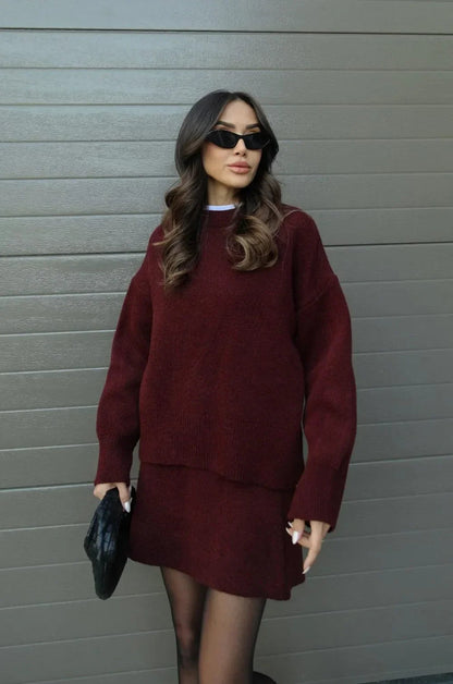 🔥Early Winter Sale 49% OFF⏰Knitted woolen dress set