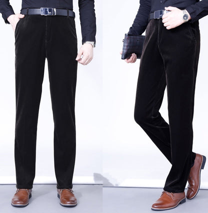 🔥Last Day Sale 49%🔥Men's Stretchy Corduroy Straight Long Pants