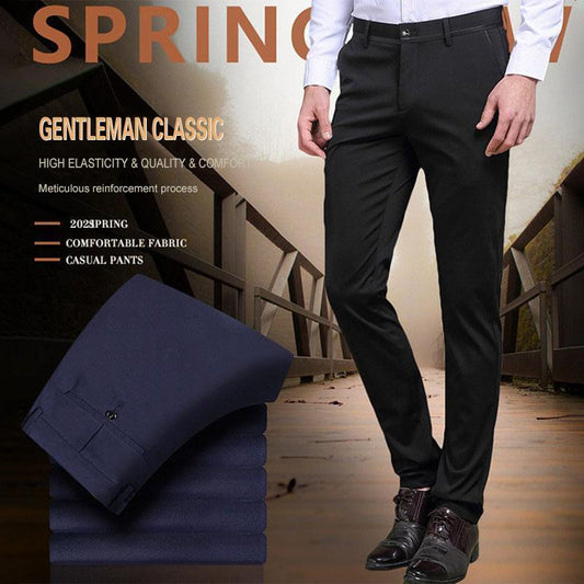 ⏰¡50% DE DESCUENTO👖 Pantalones Clásicos de Hombre – Alta Elasticidad, Elegancia y Comodidad Todo el Día 💼💖
