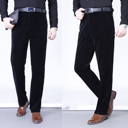 🔥Last Day Sale 49%🔥Men's Stretchy Corduroy Straight Long Pants