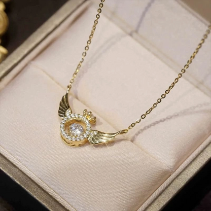 💖HOT SALE 49% OFF💖✨Angel Wings Necklace ✨Embrace Heavenly Protection, Purity, and Everlasting Love 🌟💎