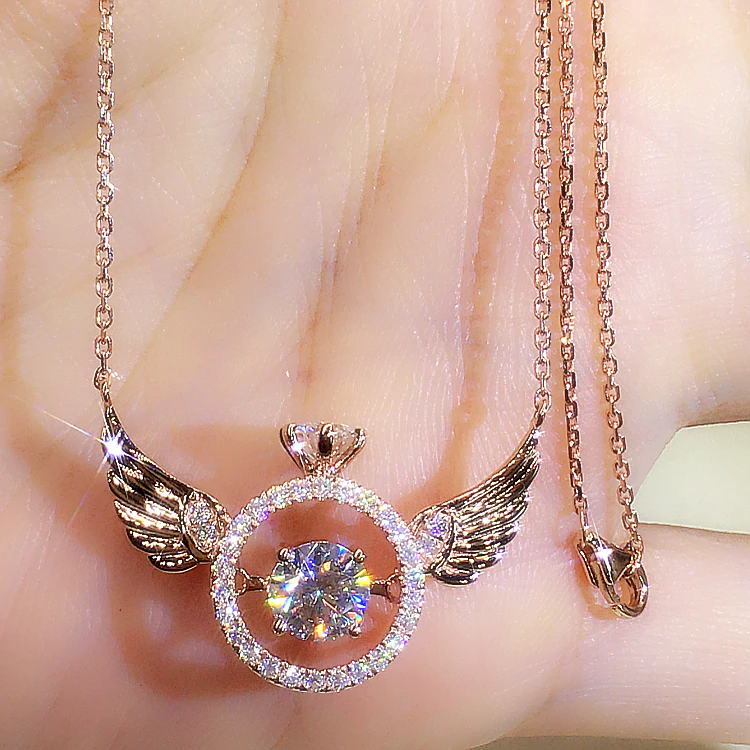 💖HOT SALE 49% OFF💖✨Angel Wings Necklace ✨Embrace Heavenly Protection, Purity, and Everlasting Love 🌟💎