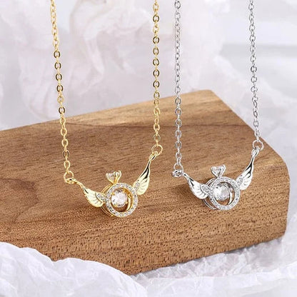 💖HOT SALE 49% OFF💖✨Angel Wings Necklace ✨Embrace Heavenly Protection, Purity, and Everlasting Love 🌟💎