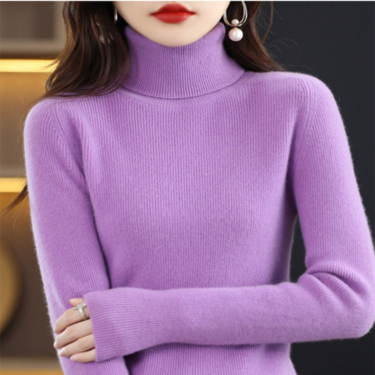 🎅Christmas Specials 50% OFF🎁🎄Women's Solid Color Turtleneck Thermal Sweater