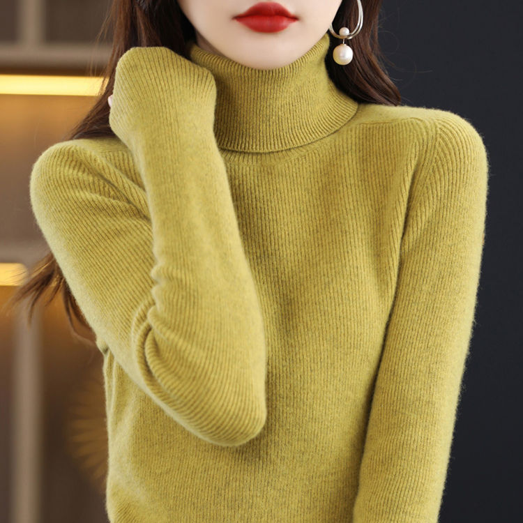 🎅Christmas Specials 50% OFF🎁🎄Women's Solid Color Turtleneck Thermal Sweater