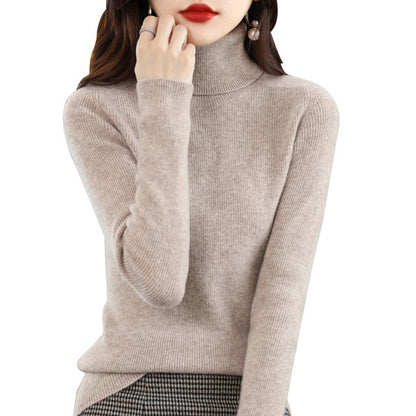 🎅Christmas Specials 50% OFF🎁🎄Women's Solid Color Turtleneck Thermal Sweater