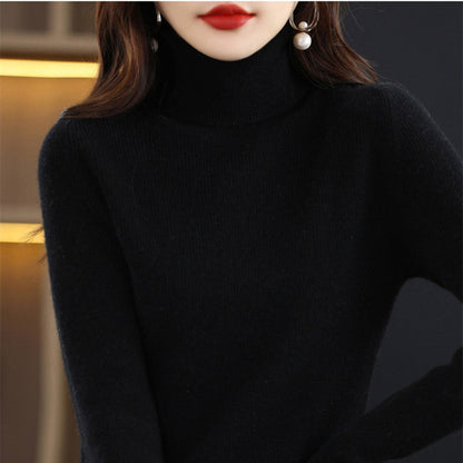 🎅Christmas Specials 50% OFF🎁🎄Women's Solid Color Turtleneck Thermal Sweater