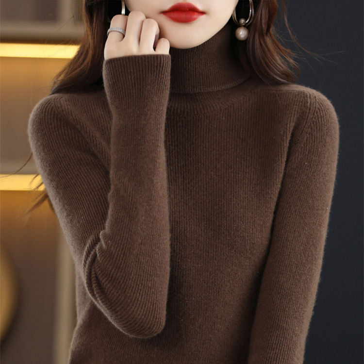 🎅Christmas Specials 50% OFF🎁🎄Women's Solid Color Turtleneck Thermal Sweater