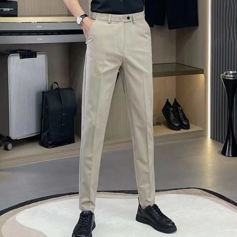 🔥Italy Naples Style Business Casual Suit Trousers with Adjusting Elastic Band