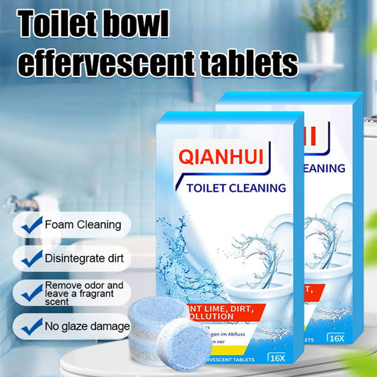 🔥Köp 1 få 1 gratis🔥🍋Lemon Scent Toilet Bowl Cleaner Tablets