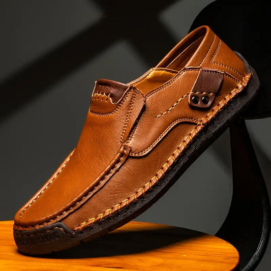 Zapatos clásicos y cómodos de cuero para hombre
