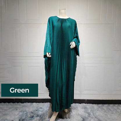 🎅Xmas Sales - 50% OFF🎄Women’s Elegant Pleated Loose Fit Flowy Long Dress