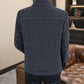Chaqueta cálida de cuadros para hombre