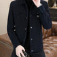 Chaqueta cálida de cuadros para hombre
