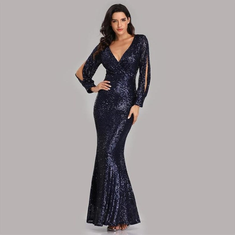 🎅Christmas Pre-sale🎁Women's Sequin Evening Dress