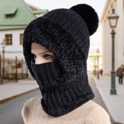 ✨Winter Offer💖Women's Winter One-Piece Knitted Beanie Scarf Mask