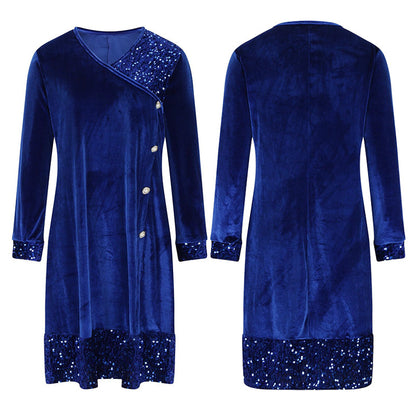 🎁CHRISTMAS SALE 49% OFF🎁Sequin A-Line Midi Dress for Women