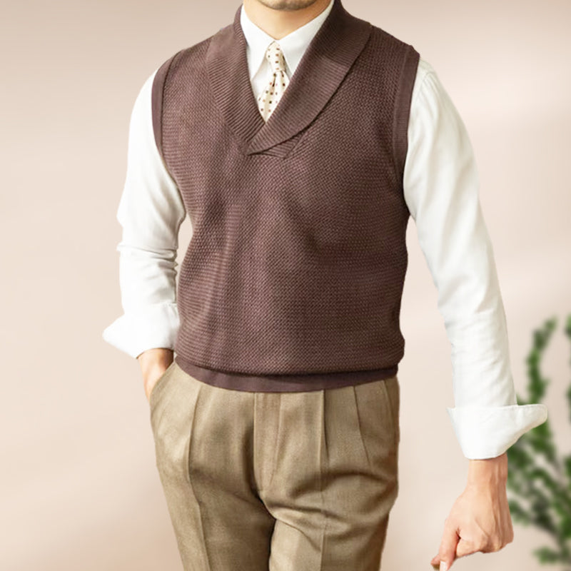 🎅Christmas Sale - 50% OFF🎅 Men's Slim Fit Elegant Knit Vest