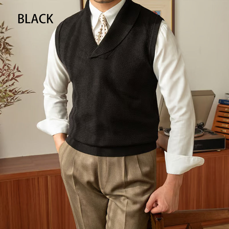 🎅Christmas Sale - 50% OFF🎅 Men's Slim Fit Elegant Knit Vest