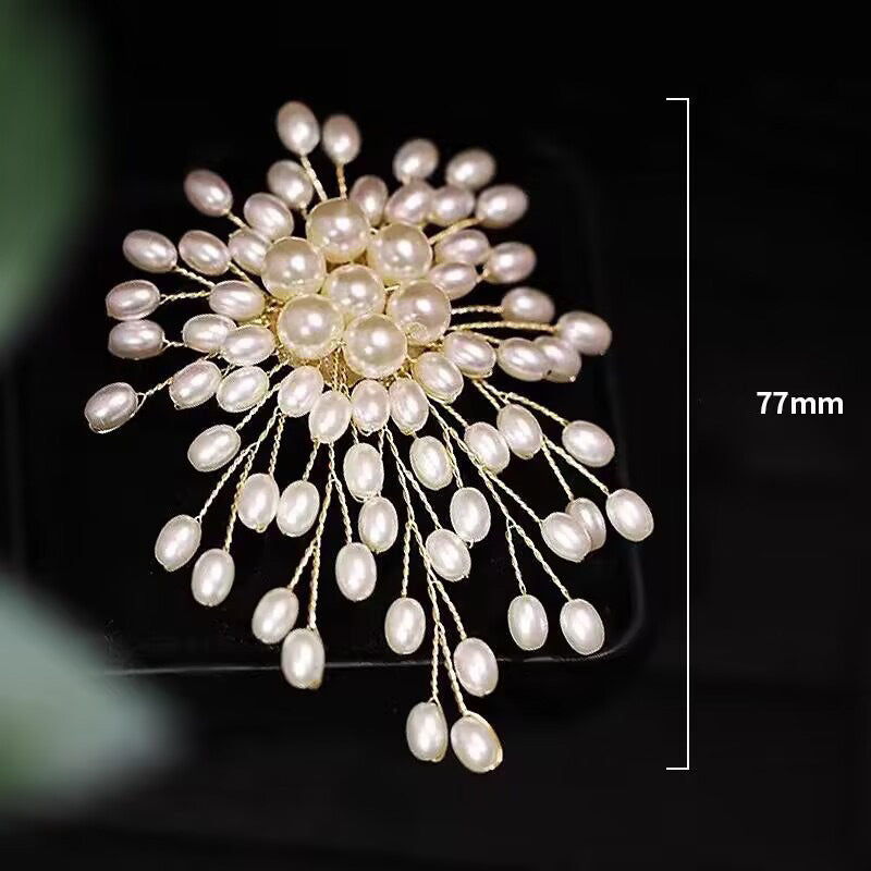 🎄【Christmas Carnival】🎁✨Ladies' high-end exquisite handmade pearl brooch