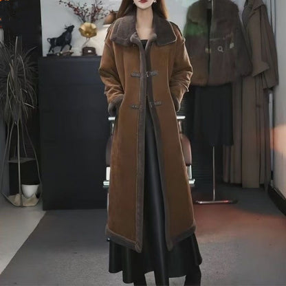 ❄️Winter Specials❄️ Stylish Plush Lined Overcoat for Women