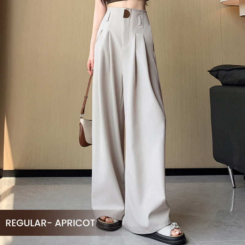 🔥2025 New Arrival Pre-Sale🍃Women's High-Waisted Wide-Leg Suit Pants