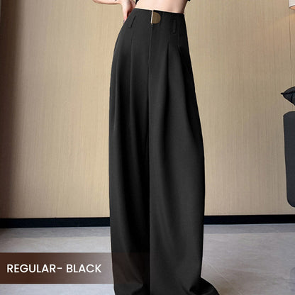 🔥2025 New Arrival Pre-Sale🍃Women's High-Waisted Wide-Leg Suit Pants