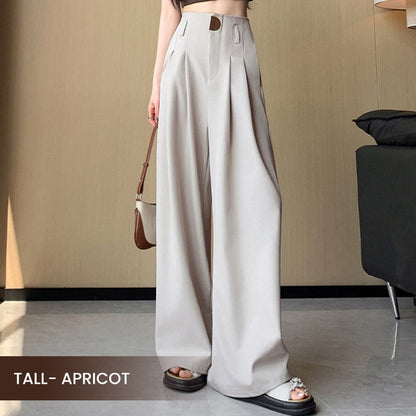 🔥2025 New Arrival Pre-Sale🍃Women's High-Waisted Wide-Leg Suit Pants