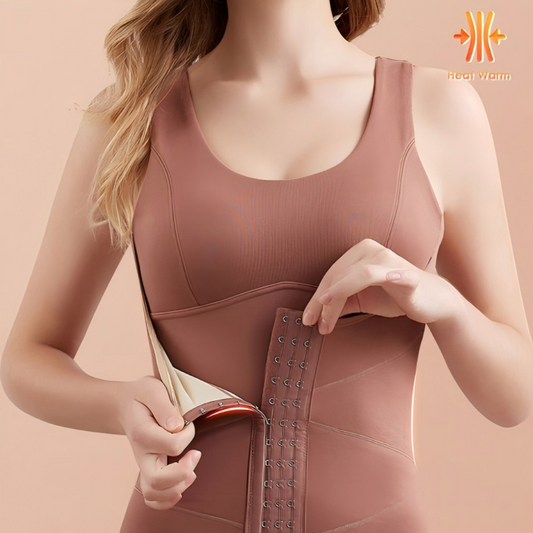 🎅Christmas Pre-sale🎁Thickened Warm Tank Top with Shelf Bra