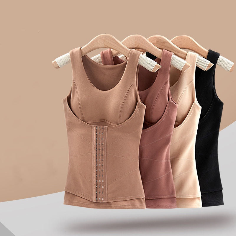 🎅Christmas Pre-sale🎁Thickened Warm Tank Top with Shelf Bra