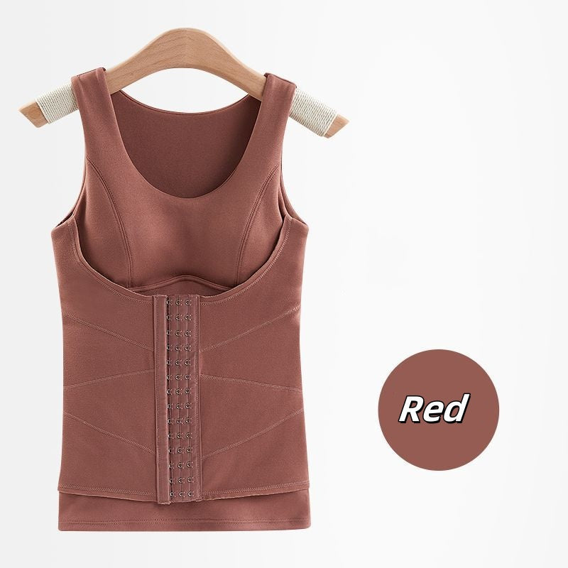 🎅Christmas Pre-sale🎁Thickened Warm Tank Top with Shelf Bra