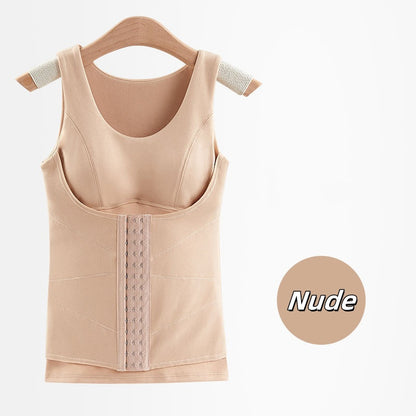 🎅Christmas Pre-sale🎁Thickened Warm Tank Top with Shelf Bra