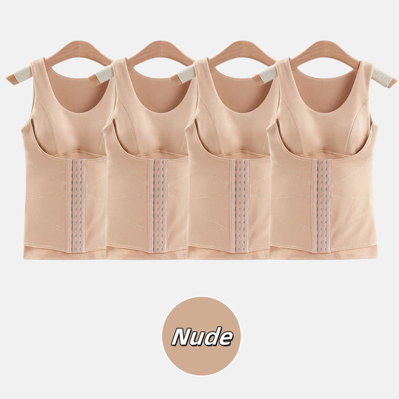 🎅Christmas Pre-sale🎁Thickened Warm Tank Top with Shelf Bra