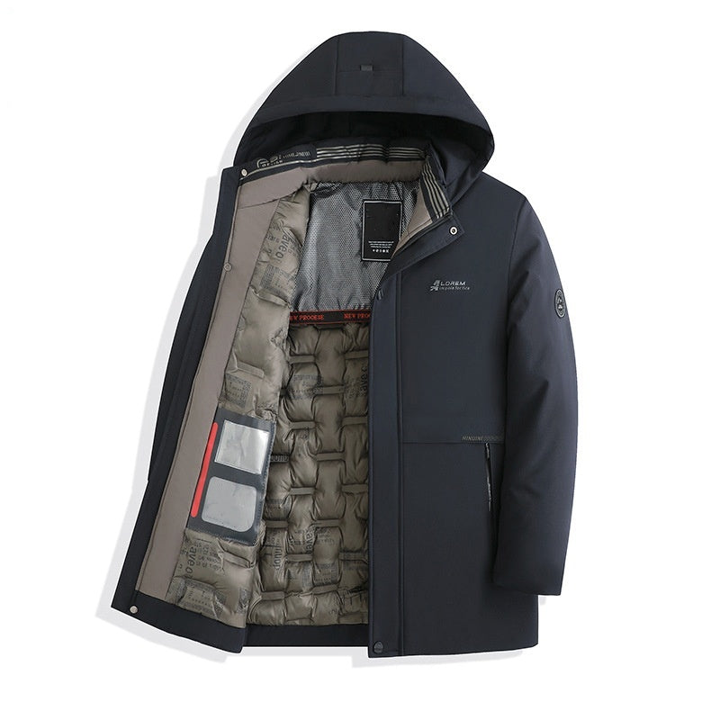 🔥Give the elders a warm winter🍃Men's Business Padded Parka